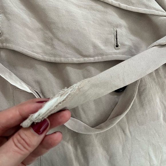 ALLSAINTS Lia Mac Trench Coat in blush pink size XS - Picture 9 of 9